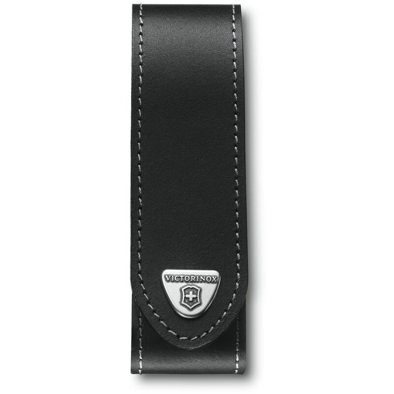 Image of Astuccio da cintura in pelle Victorinox con passante e chiusura a strappo, 35 x 132 mm, 46 gr, protegge il tuo coltello da tasca, 4.0505.L