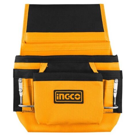 Fodero porta attrezzi 10 tasche 2 ganci borsa cintura - Ingco HTBP01011