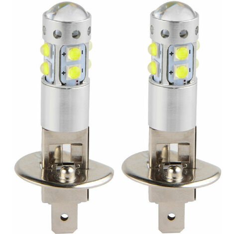 Fog Light Bulb , 50W 6000K Car Ultra Bright Conversion LED Headlight Bulb (White Light)H1 led bulb H1 bulb 24v H1 led+led H1 bulb H1 fog light bulb