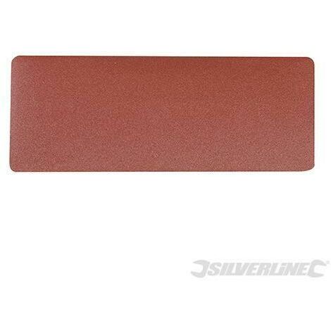 Fogli abrasivi in ossido di alluminio ideali per levigatrici 1/3 offerta silverline-Grana 120