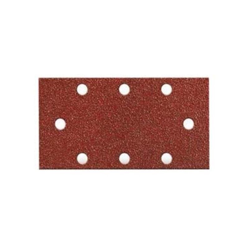 Fogli carta abrasiva forata con velcro per