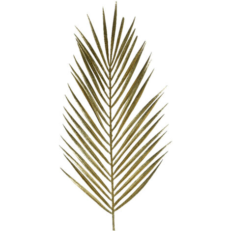 FOGLIA FELCE ORO CON GLITTER 70CM
