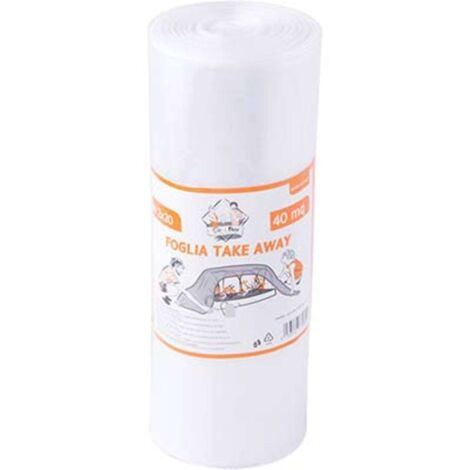 FOGLIA MINI TAKE AWAY 4X10M TRASPARENTE SENZA ANIM