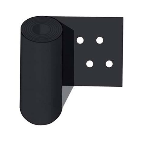 FOGLIA POLIETILENE NERA FORO DOPPIO