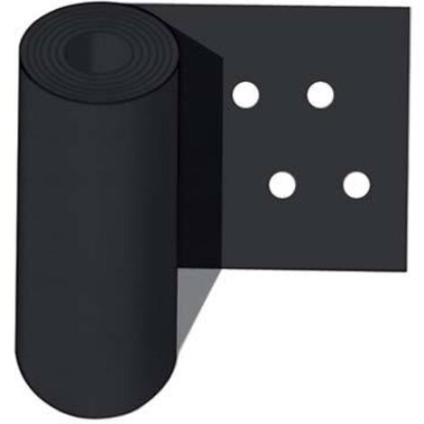 FOGLIA POLIETILENE NERA FORO DOPPIO EIFFEL MM 0,06 PASSO CM 30X35 L.MT 1000 CA H.CM 120