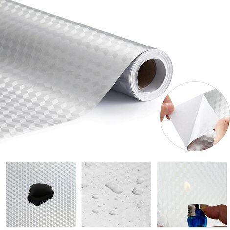 Foglio di alluminio autoadesivo per cucina resistente al calore 2,5m Modello - Model B