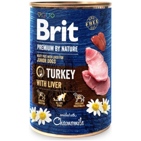 FOIE DE DINDE BRIT PREMIUM BY NATURE 400 g