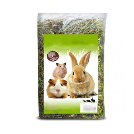 Foin Naturel Séché 1kg Pour Lapins Herbivores Rongeurs Hamsters