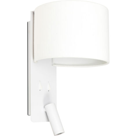 FOLD Aplique blanco con lector LED