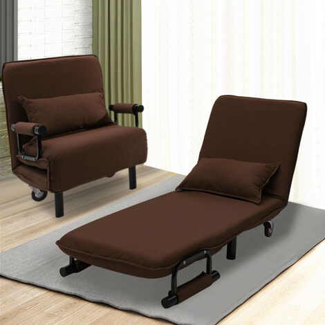 Fold Out Single Guest Z Chair Bed Recliner Futon Chair ...