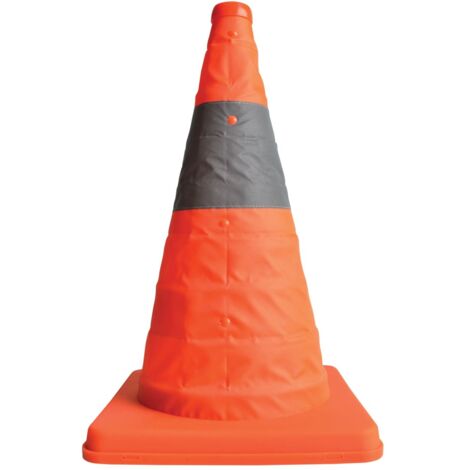 Foldable 410mm Signal Cone for Safety and Traffic Control