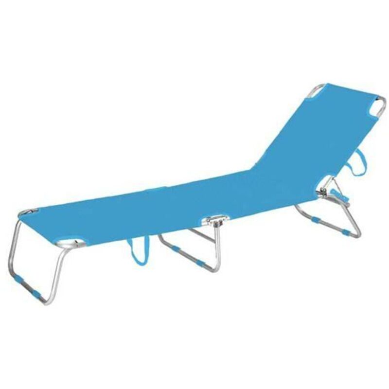 Marbueno Summer 10460 187x58x24 Cm Folding Sunbed Blue One Size unisex