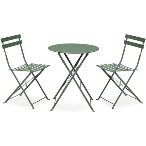 main image of "Foldable Bistro garden set - 2 chairs - Emilia 60"