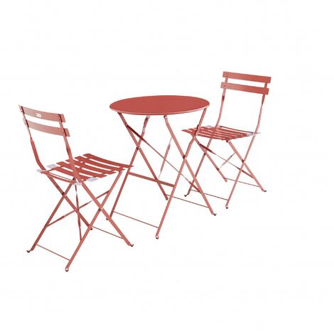 main image of "Foldable Bistro garden set - 2 chairs - Emilia 60"