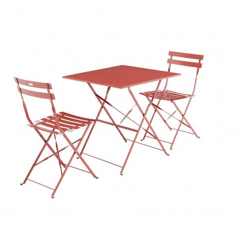 main image of "Foldable Bistro garden set - 2 chairs - Emilia 70"