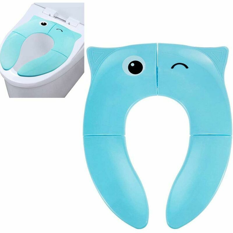 Foldable Child Travel Toilet Seat Reducer Portable Baby Toilet Seat Comfort pp Material