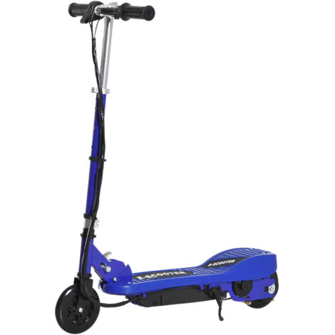 Foldable Electric Kids Scooter, Ride-on for Ages 7-14 Years, Blue