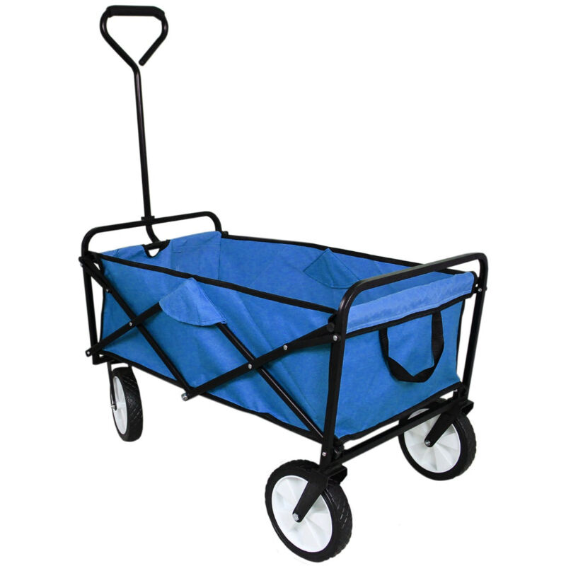 Foldable Garden Cart - Blue - Monstershop