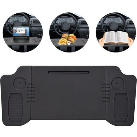 Foldable Laptop Work Table for Tesla Model 3 Model Y Multifunctional Carbon Fiber Tray Foldable Car Seat Filler Organizer