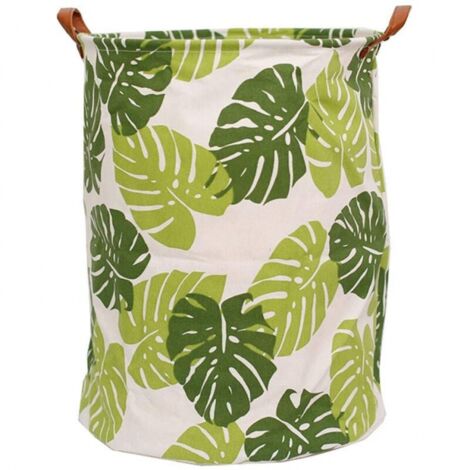 Foldable Laundry Basket Canvas Laundry Hamper with Handles Collapsible Bucket for Storage Bins, for Kids, Clothes