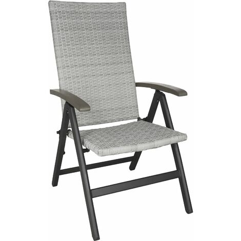 main image of "Foldable rattan garden chair Melbourne - outdoor seating, garden seating, rattan chair"