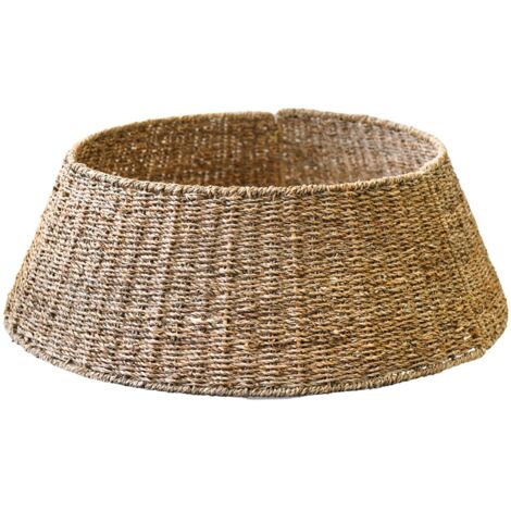 Foldable Round Tree Skirt - Seagrass - L62 x W62 x H26 cm - Natural