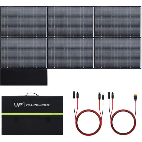 Foldable Solar Panel 600 W For Power Station Solar Generator Allpowers SP039