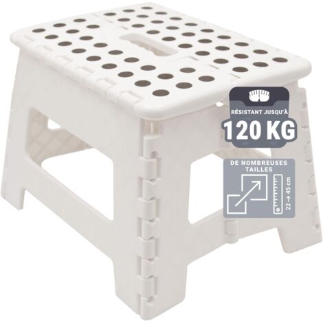 Foldable Step Stool Non-slip Ultra-light Carry Handle Supports 120kg
