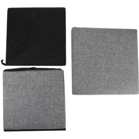 Foldable Storage Ottoman Multifunctional Storage Bench Footstool Seat with CoverBig
