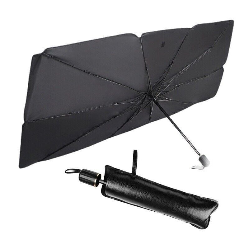 Foldable Sunshade Umbrella, Foldable Car Windshield Sunshade, Automatic Reflective Sunshade Umbrella (140 x 80 cm)