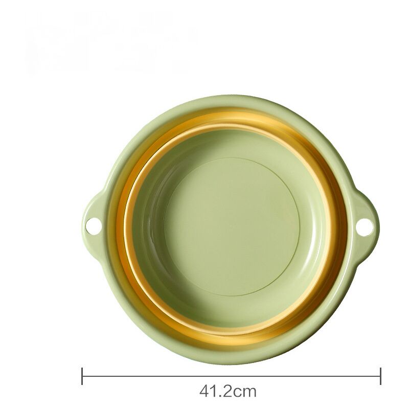 Folding basin - Portable washing basin (1, green)