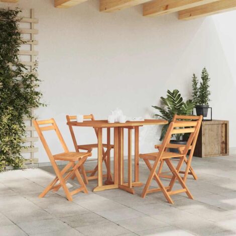 Folding Butterfly Garden Table 120x70x75 cm Solid Teak Wood vidaXL