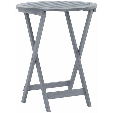 Folding Garden Table 60x75 cm Solid Acacia Wood