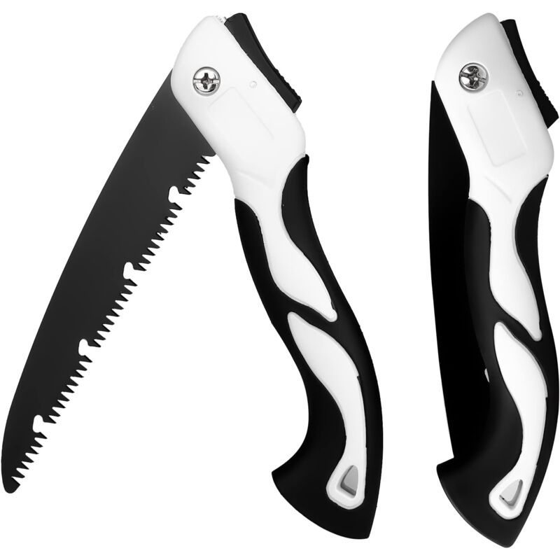 Folding Saw, 18 cm, Outdoor, Camping, Camping, Foldable Wood Saw with Handle, Wood Saw, Hand Saw, Outdoor Knife for Camping and Garden Activities