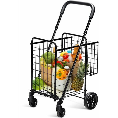 AREBOS Luxury outdoor utility wagon with canopy Folding Stroller cart ...