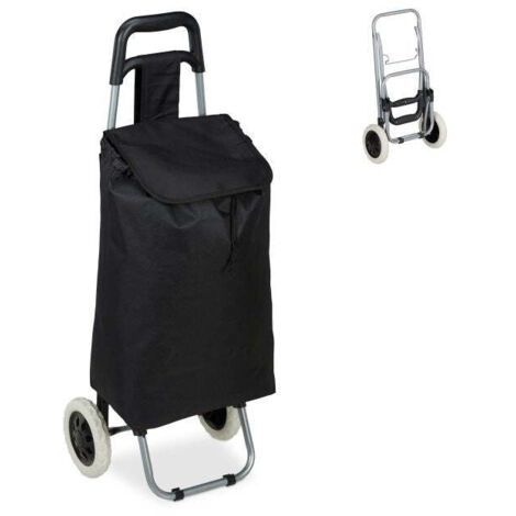 Folding shopping trolley