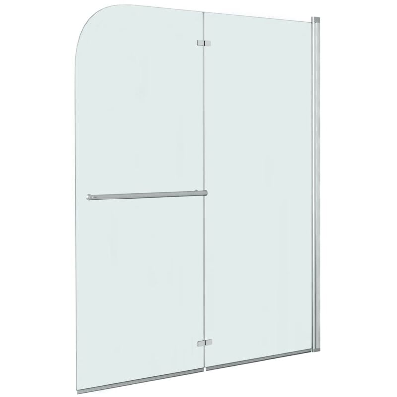 Vidaxl - Folding Shower Enclosure 2 Panels Esg 120x140 Cm