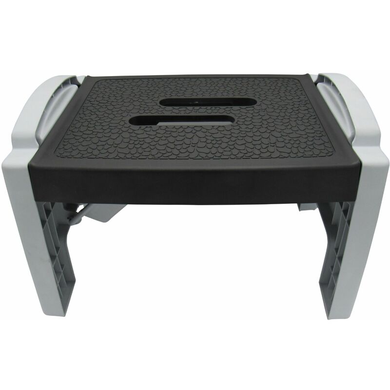 Securefix Direct - Folding Step Stool 150KG (Foldable Kitchen Helper Collapsible Caravan Plastic)
