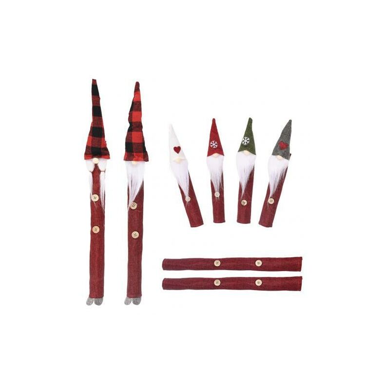 8 Pz/set di Stoffa di Natale Gnome Forno a