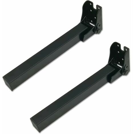 Folding table legs, folding table legs, folding table legs  Height: 29.5 cm, black  Material: Iron  Square: 2.5 x 2.5 cm  For table, sofa bed, motorhome  Set of 2-