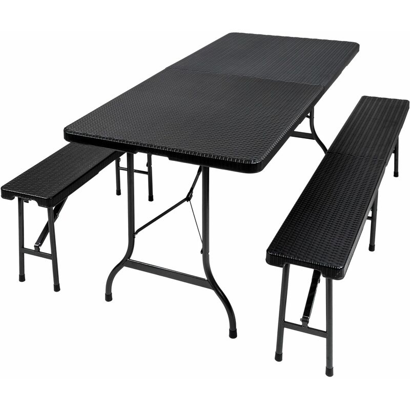 portable camping table and chairs