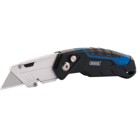 Folding Trimming Knife with Belt Clip & Storage Compartment (70361)