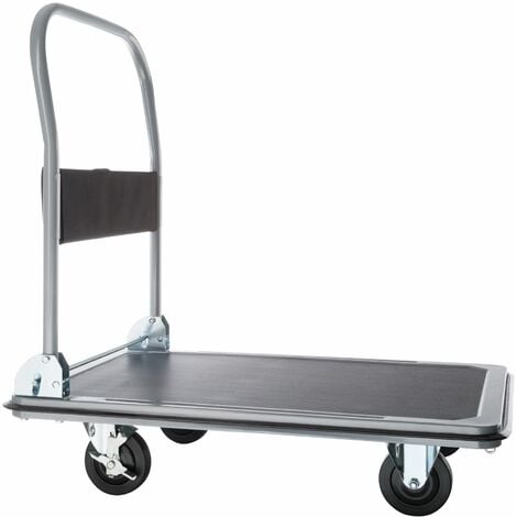 main image of "Folding trolley with brakes - hand truck, flatbed trolley, platform trolley"