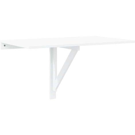Folding Wall Table High Gloss White 100x60x56 cm Engineered Wood vidaXL