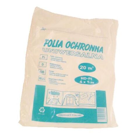 Folia 4 x 5m malarska cienka