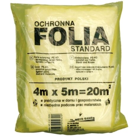 Folia ochronna 4x5m 53g