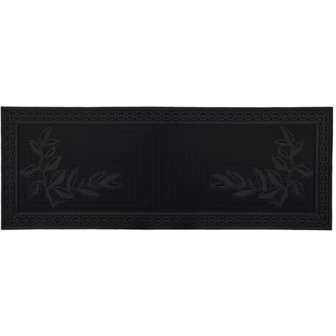 Foliage Scraper Rubber Pin Doormat, 45x120cm