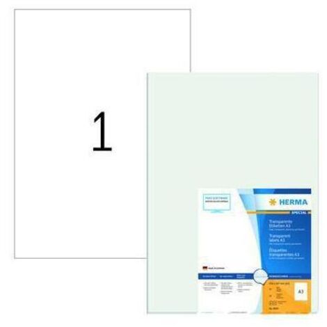 Folienetikett SPECIAL 297 x 420 mm (B x H) transparent 50 Etik./Pack.