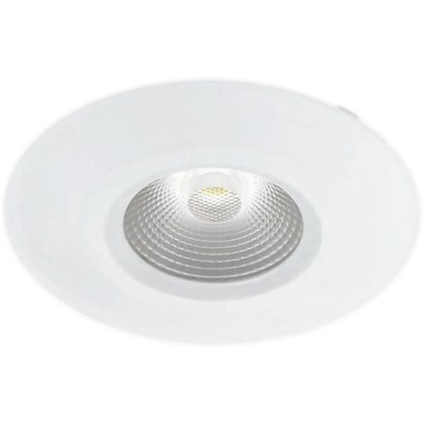 FOLK R Spot 6W blanc fixe 100% recouvrable HV LED 3000K ASLED FOL6WRBCBBC