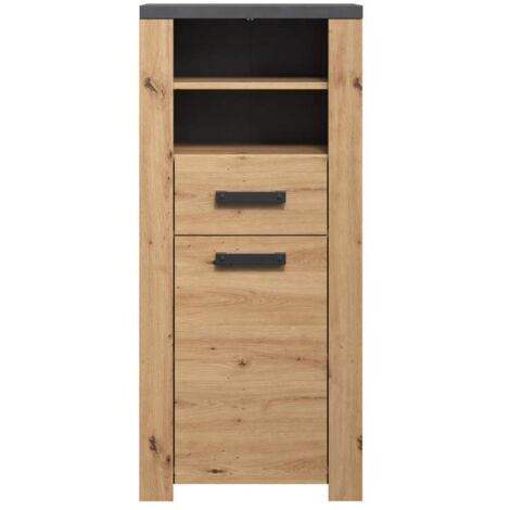 Follow Badschrank Eiche dekor.